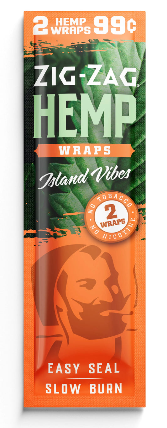 Zig-Zag Hemp Wraps: Island Vibes