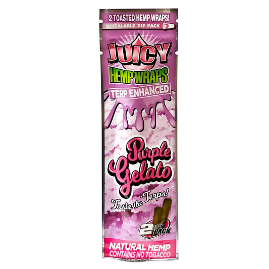 Juicy Hemp Wraps: Purple Gelato