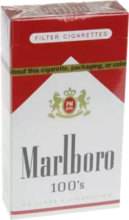 Marlboro: Red 100's Box