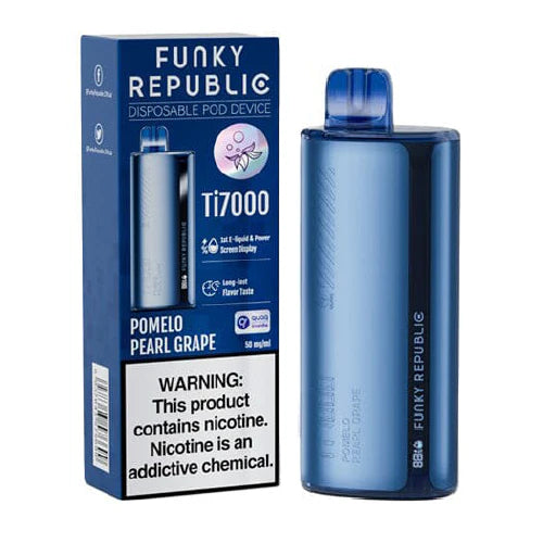 Funky Republic - Ti7000: Pomelo Pearl Grape (7000 Puffs)