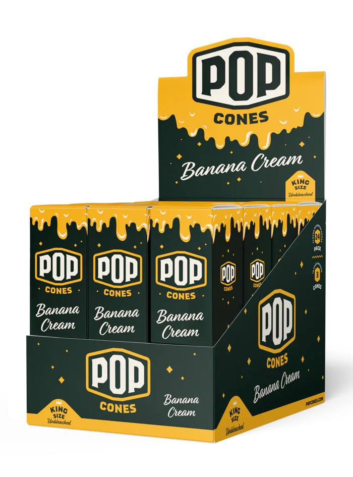 Pop Cones Banana Cream (1 1/4 - 6 ct.)