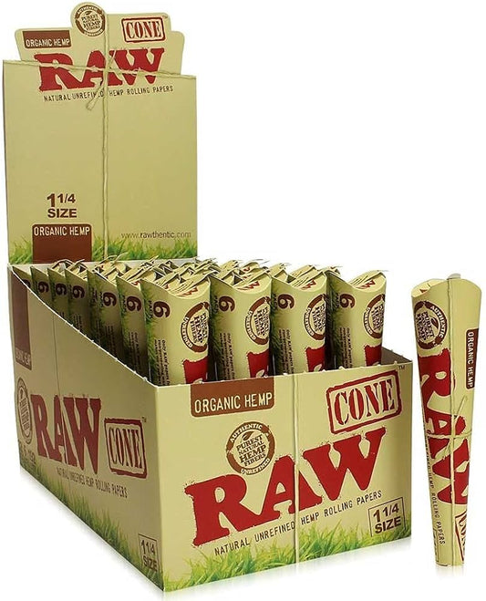 Raw Organic Hemp 1-1/4 Size (6 ct.)