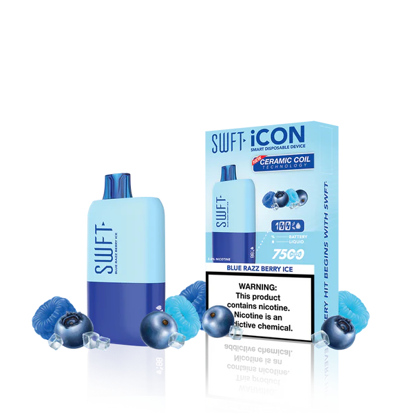 Swift Icon Blue Razz Berry Ice (7500)