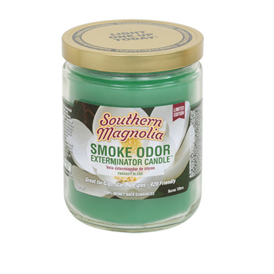 Smoke Odor- Exterminator Candle: Southern Magnolia