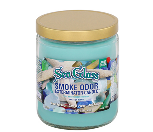 Smoke Odor- Exterminator Candle: Sea Glass