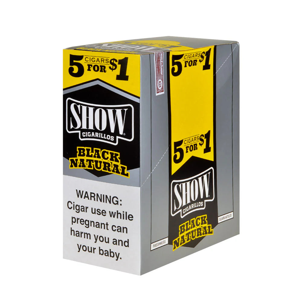 Show Cigariilos: Black Natural(5pk)