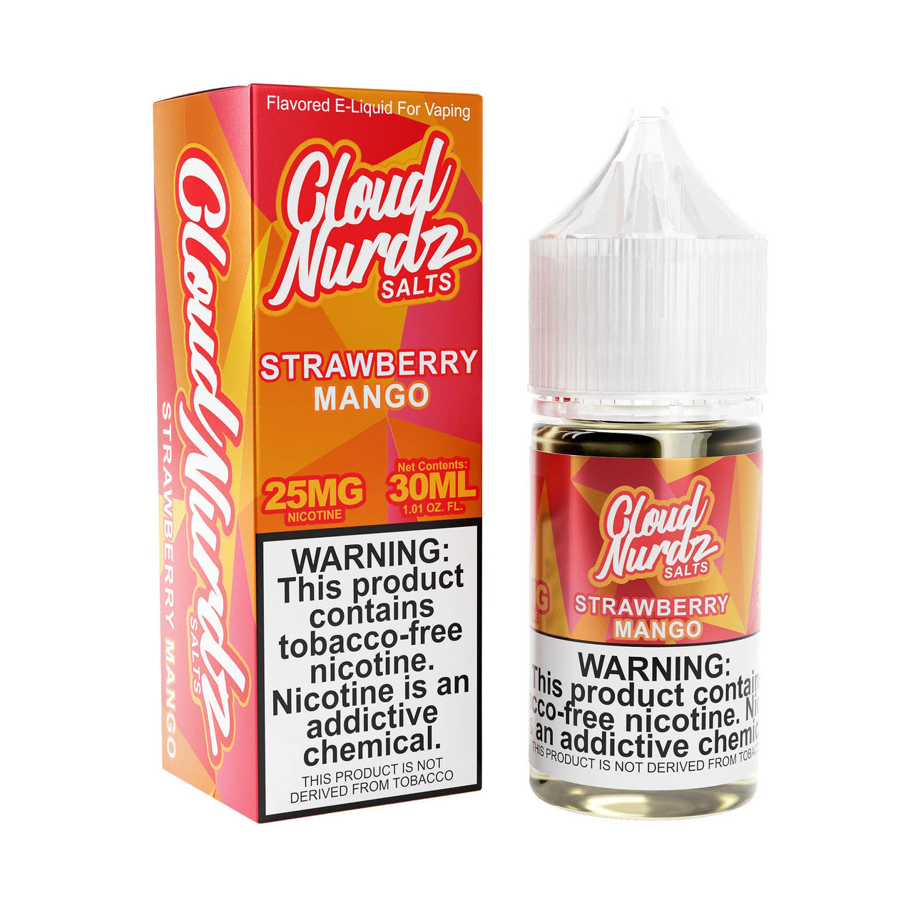 Cloud Nurdz Salts: Strawberry Mango (25mg/30ml)