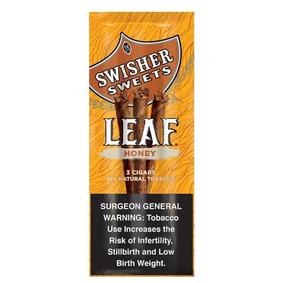 Swisher Sweet leaf: Honey (3 Ct.)