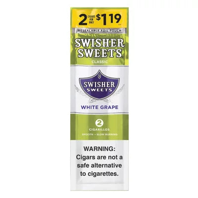 Swisher Sweets White Grape (2 ct.)