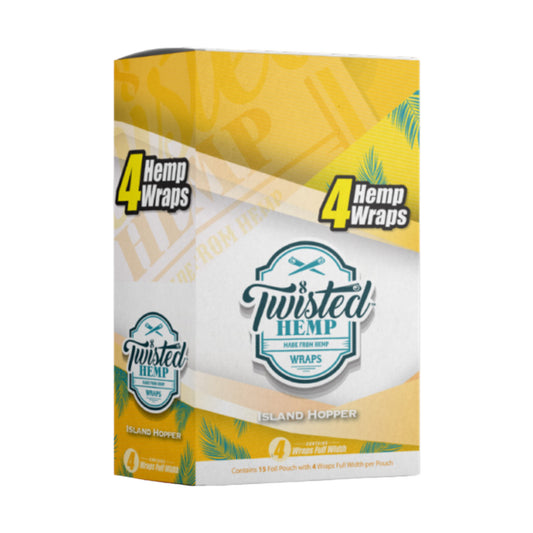 Twisted Hemp Wraps: Island Hopper (4 ct.)