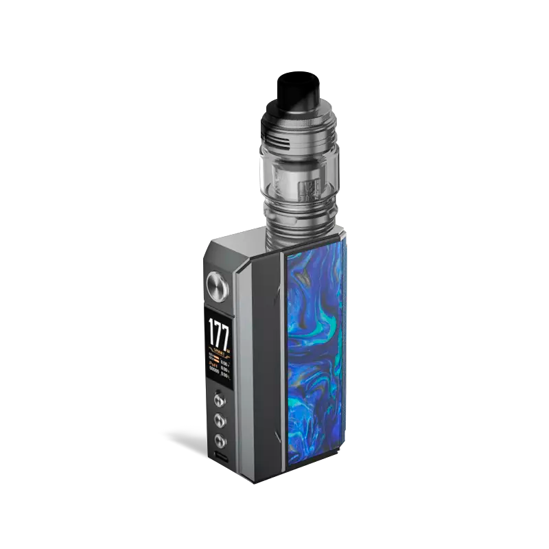 Voopoo- Drag 4: Gun Metal and Ocean Blue