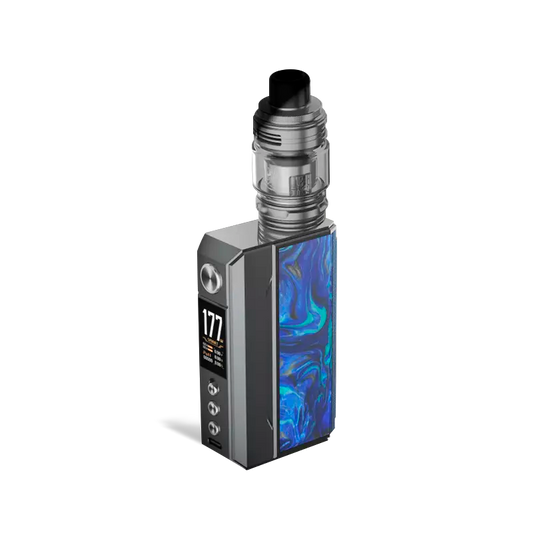 Voopoo- Drag 4: Gun Metal and Ocean Blue