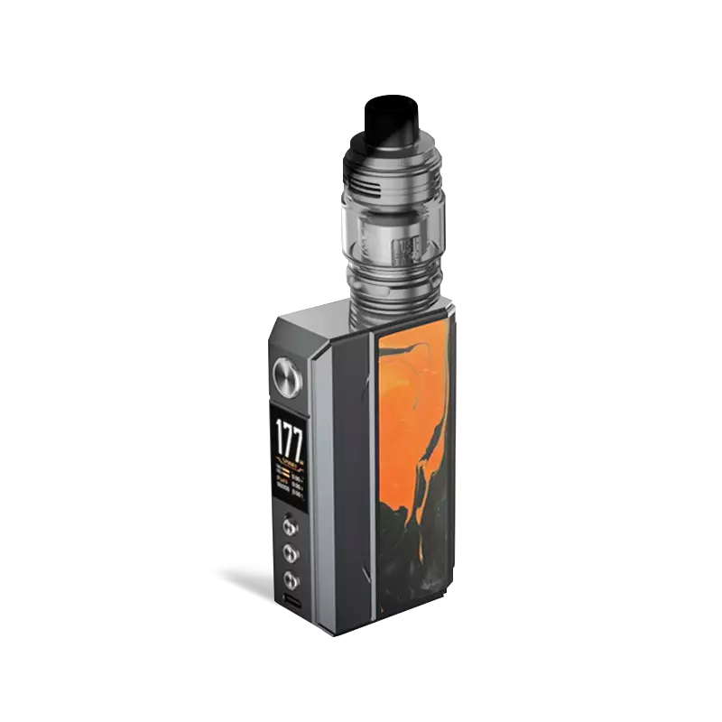 Voopoo- Drag 4: Gun Metal and Tropical Orange