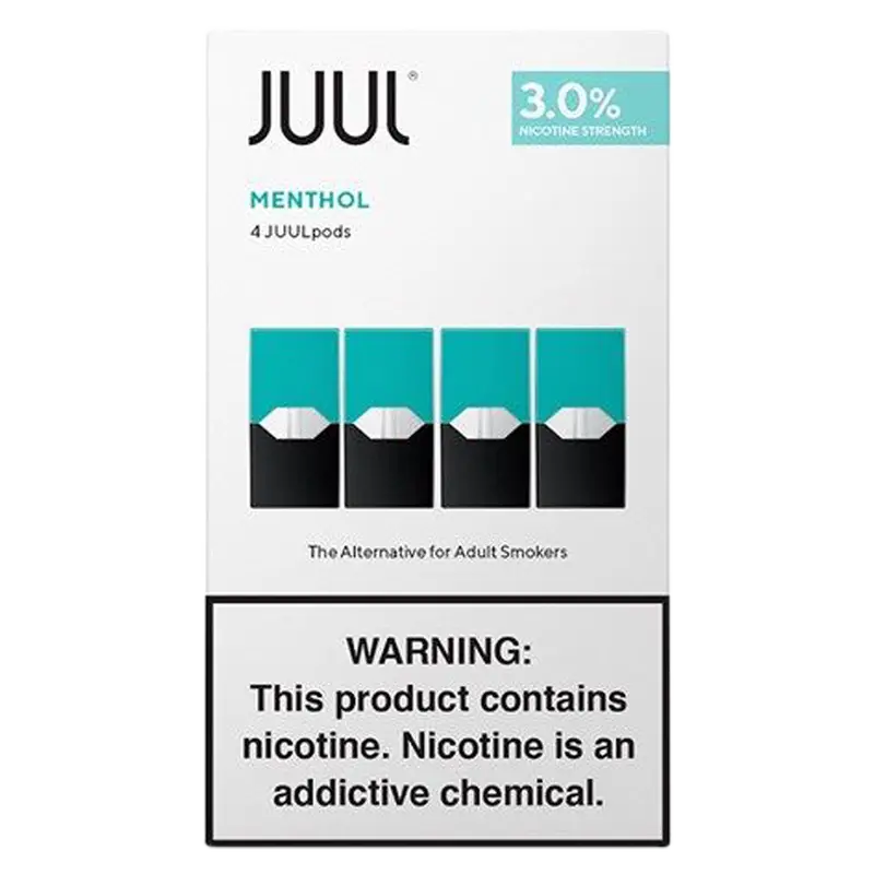 Juul: Menthol 3.0% Nic (4 Pods)