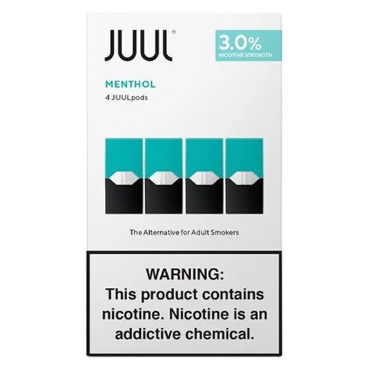 Juul: Menthol 3.0% Nic (4 Pods)