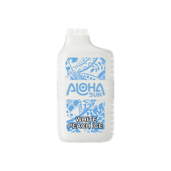 Aloha Sun: White Peach Ice (7000 Puffs)