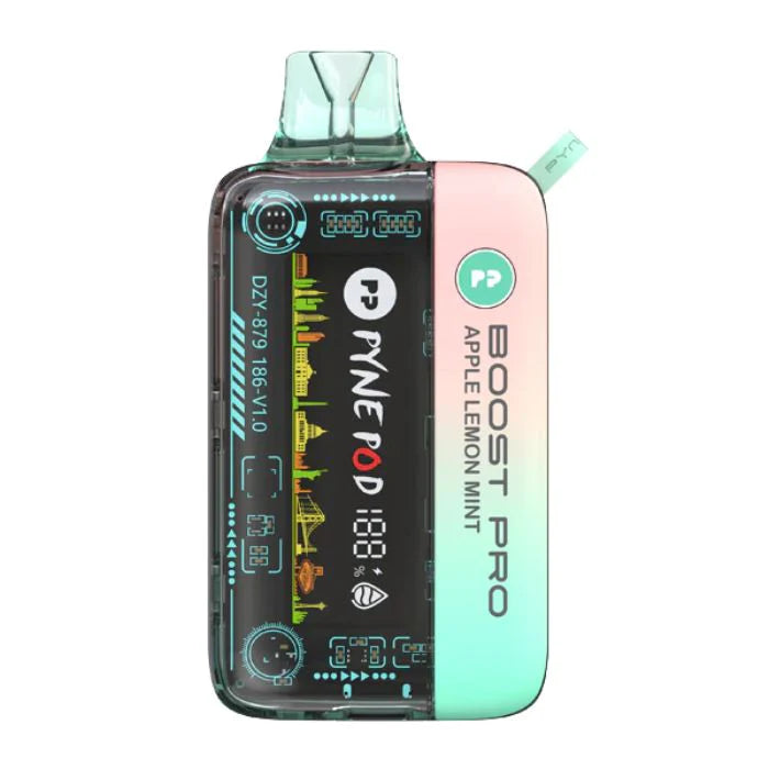 Pyne Pod: Boost Pro- Apple Lemon Mint(10000 - 20000 Puffs)
