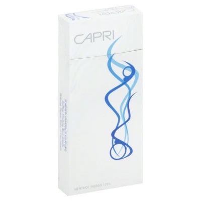 Capri- Super Slim 120's: Menthol Indigo