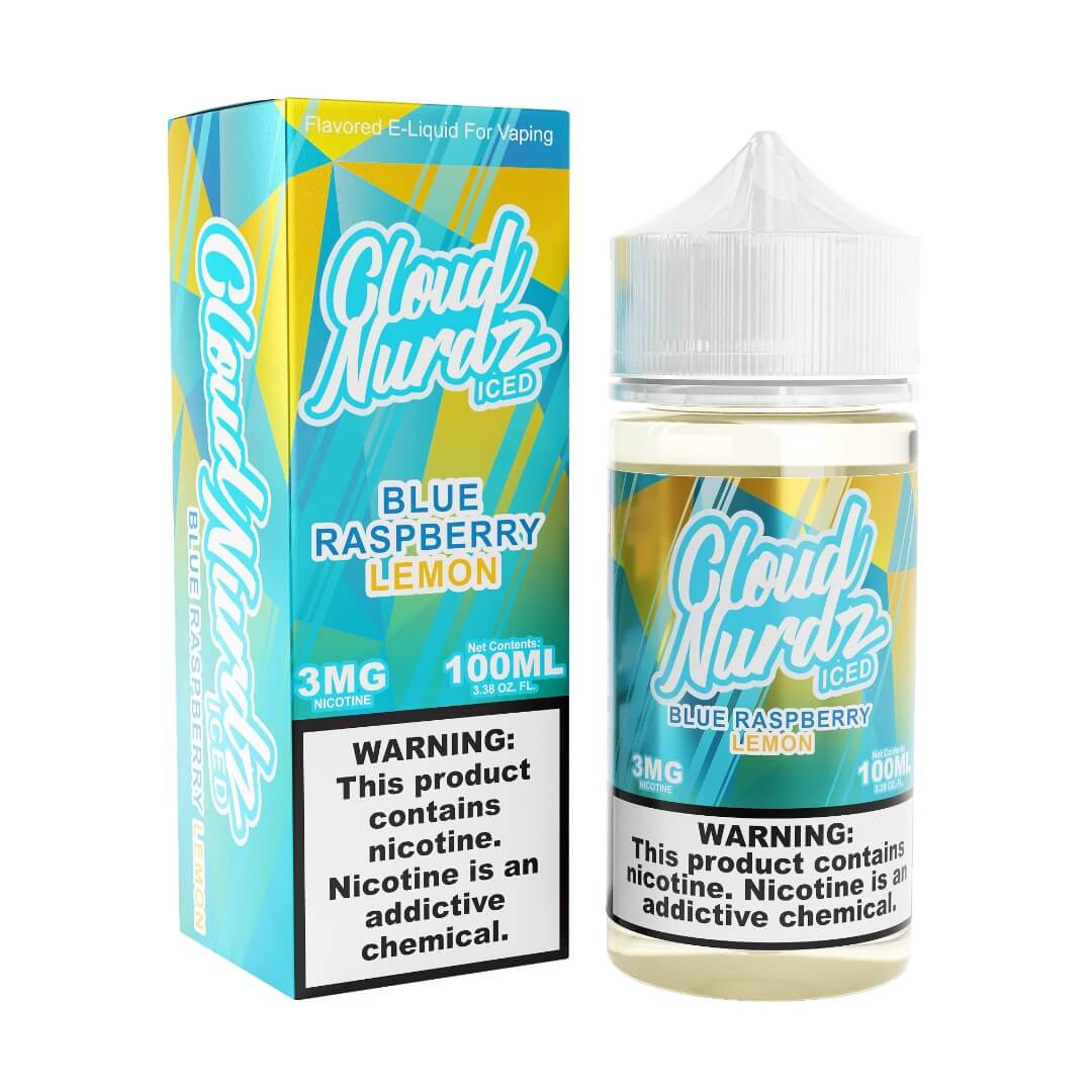 Clourd Nurdz Iced Blue Raspberry Lemon (3mg/100ml)