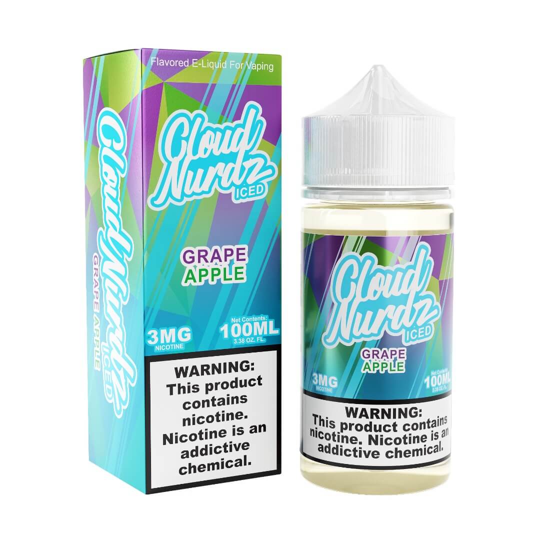 Clourd Nurdz Iced Apple Grape (6mg/100ml)