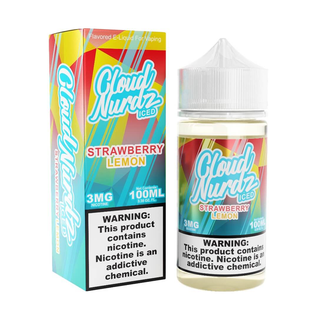 Clourd Nurdz Iced Strawberry Lemon (3mg/100ml)