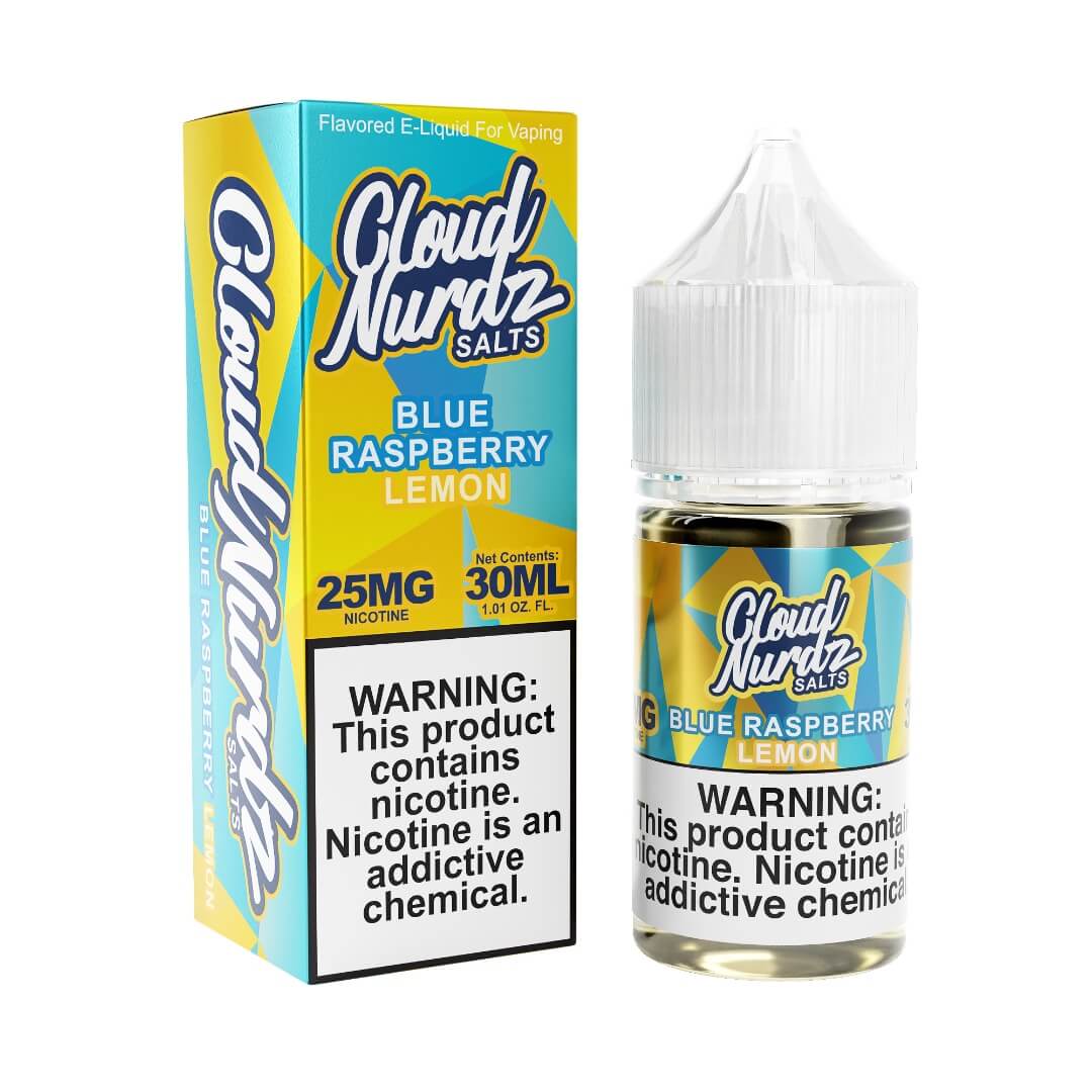 Cloud Nurdz Salts: Blue Raspberry Lemon (50mg/30ml)