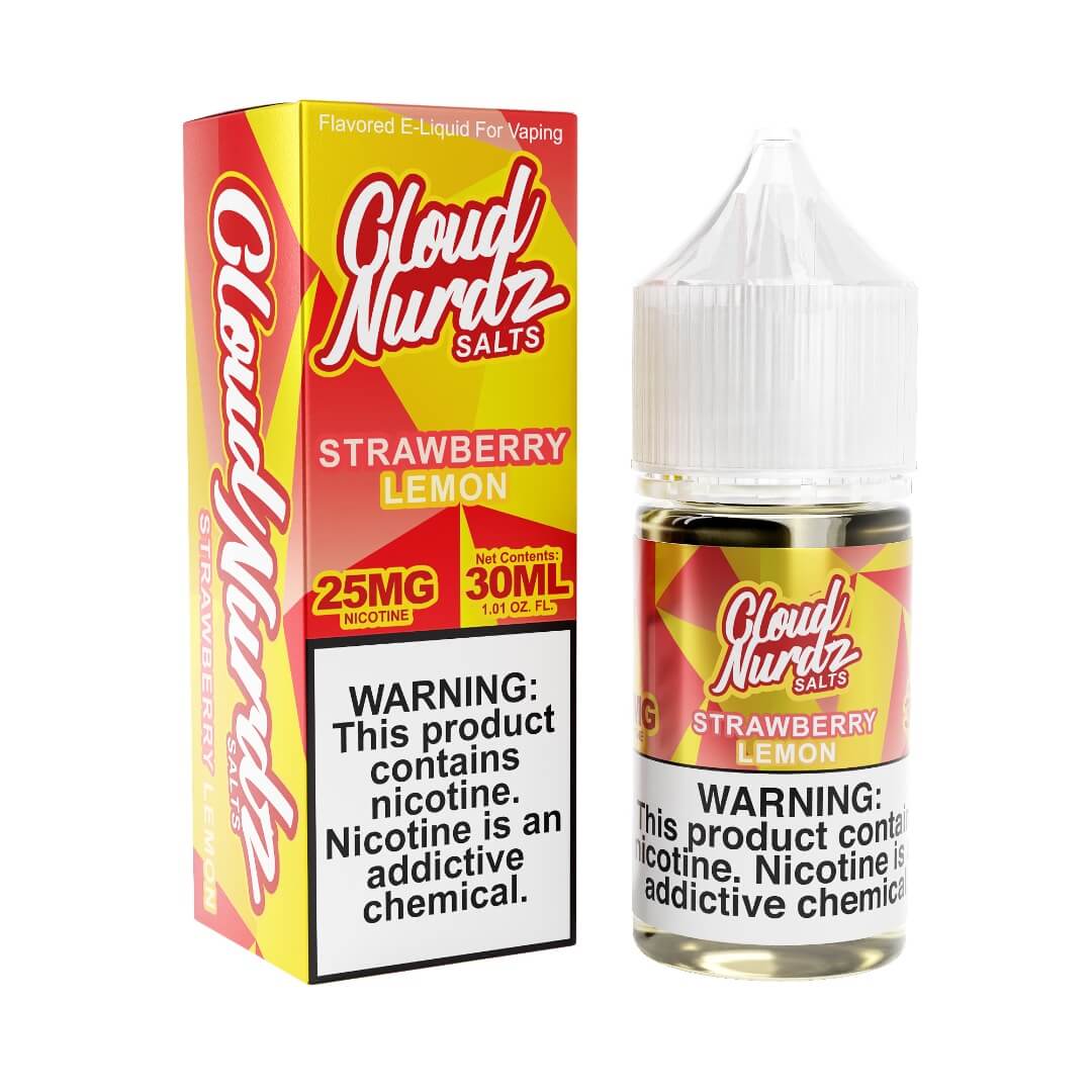 Cloud Nurdz Salts: Strawberry Lemon (50mg/30ml)