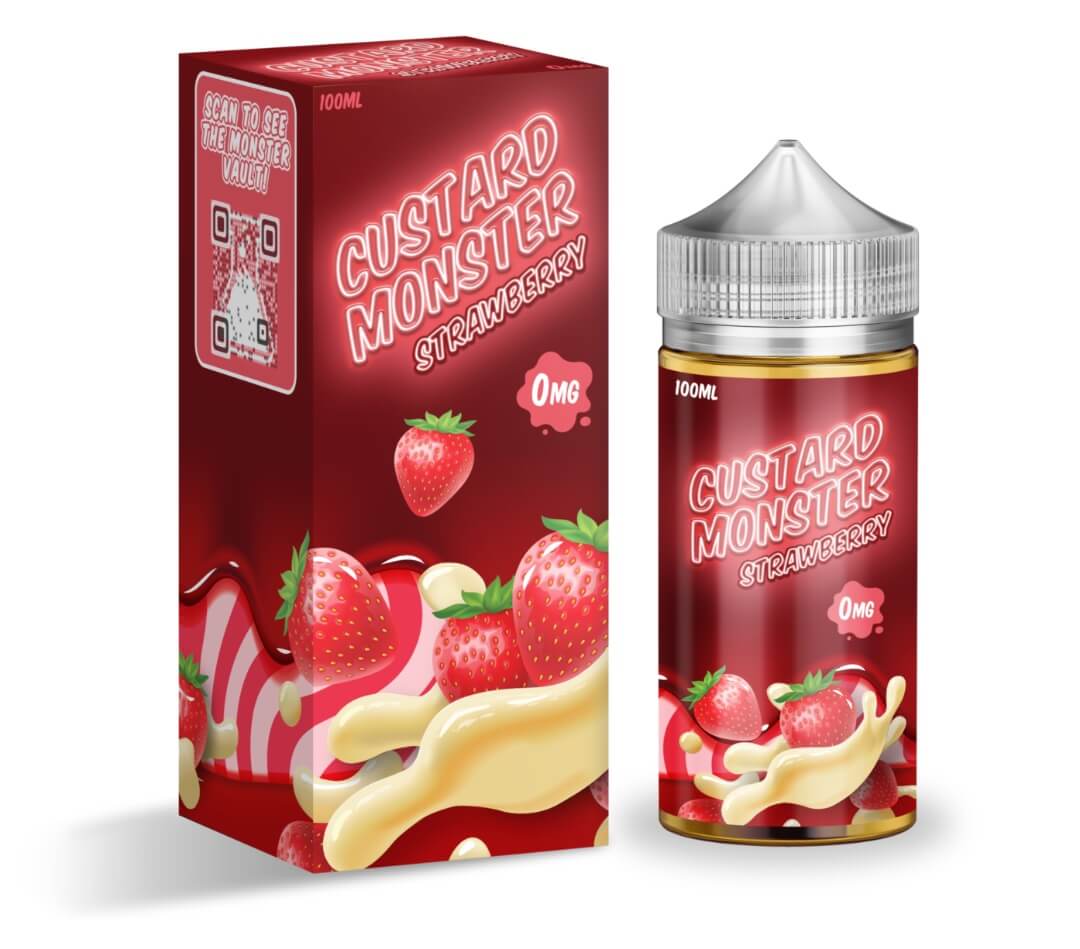 Custard Monster Strawberry (6mg/100ml)