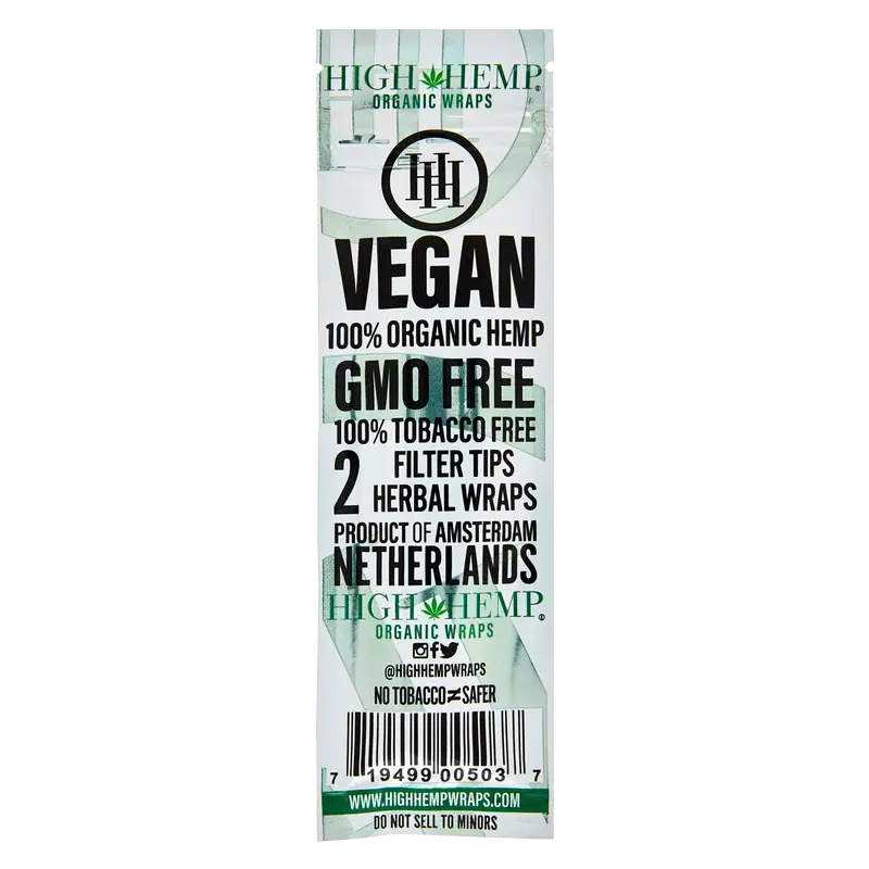 High Hemp Organic Wraps: Regular (2 ct.)