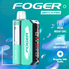 Foger Switch Pro Disposable Pod: Cool Mint (30K Puffs/Pod Only)