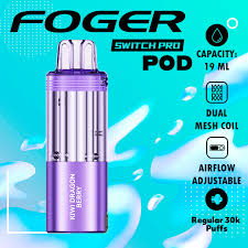 Foger Switch Pro Disposable Pod: Kiwi Dragon Berry (30K Puffs/Pod Only)