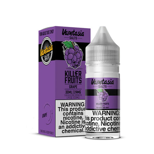 Vapetasia Salts: Killer Fruits- Grape (24mg/30ml)