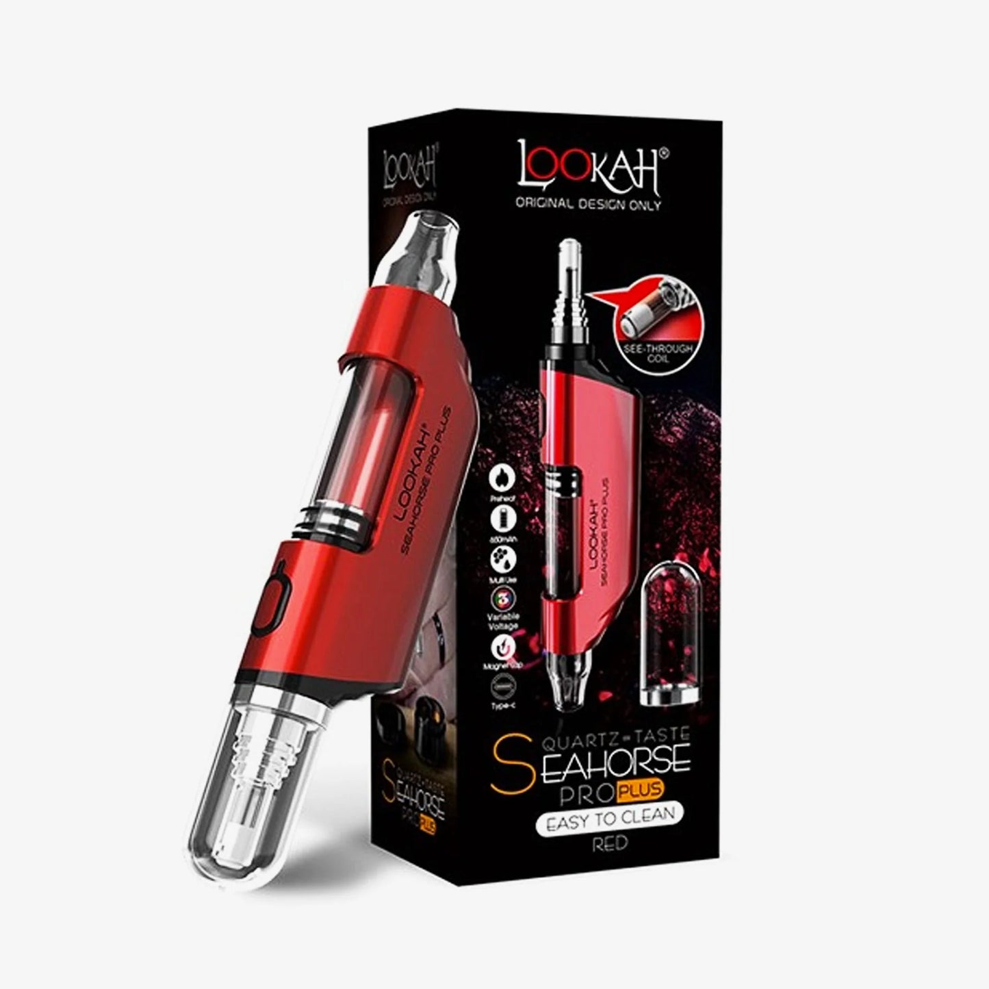 Lookah- Seahorse Pro Plus: Red