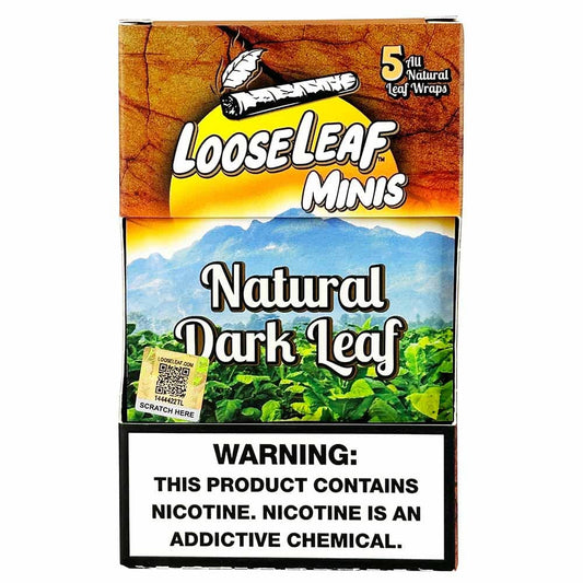 LooseLeaf: Natural Dark Leaf(5 Ct.)