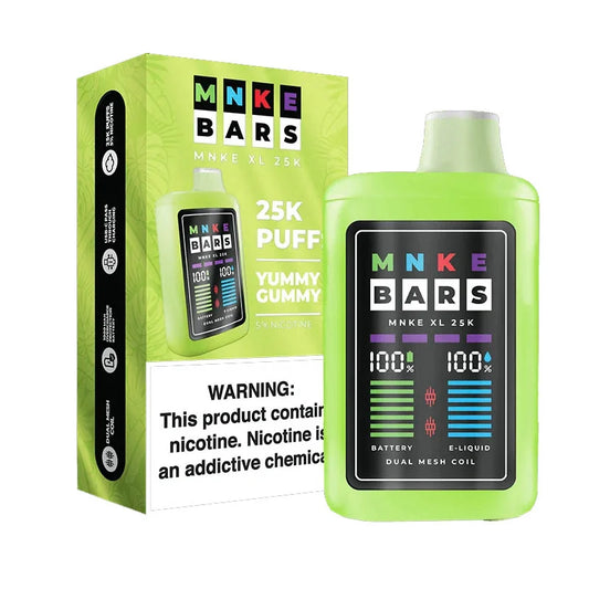 Mnke Bar: Yummy Gummy (25K Puffs)