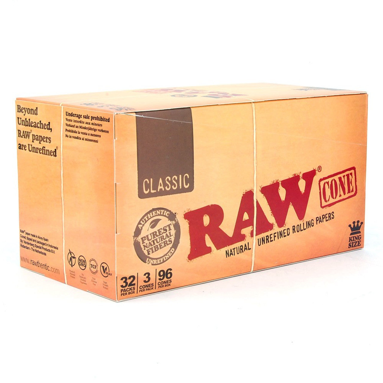 Raw Classic Cones- King Size(32 Ct.)