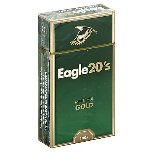 Eagle 20's: Menthol Gold 100s Box