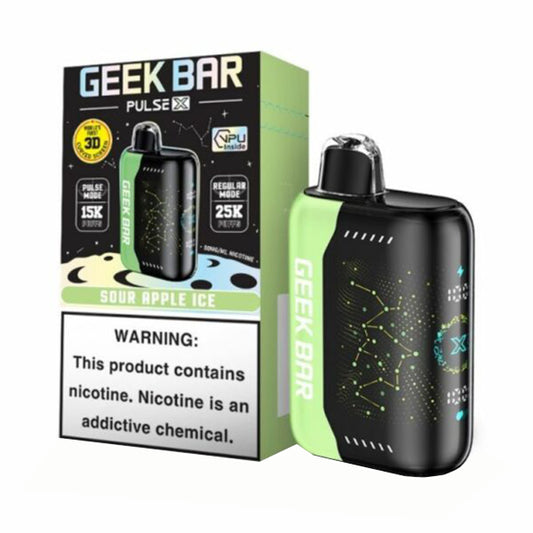Geek Bar Pulse X: Sour Apple Ice (15K - 25K)