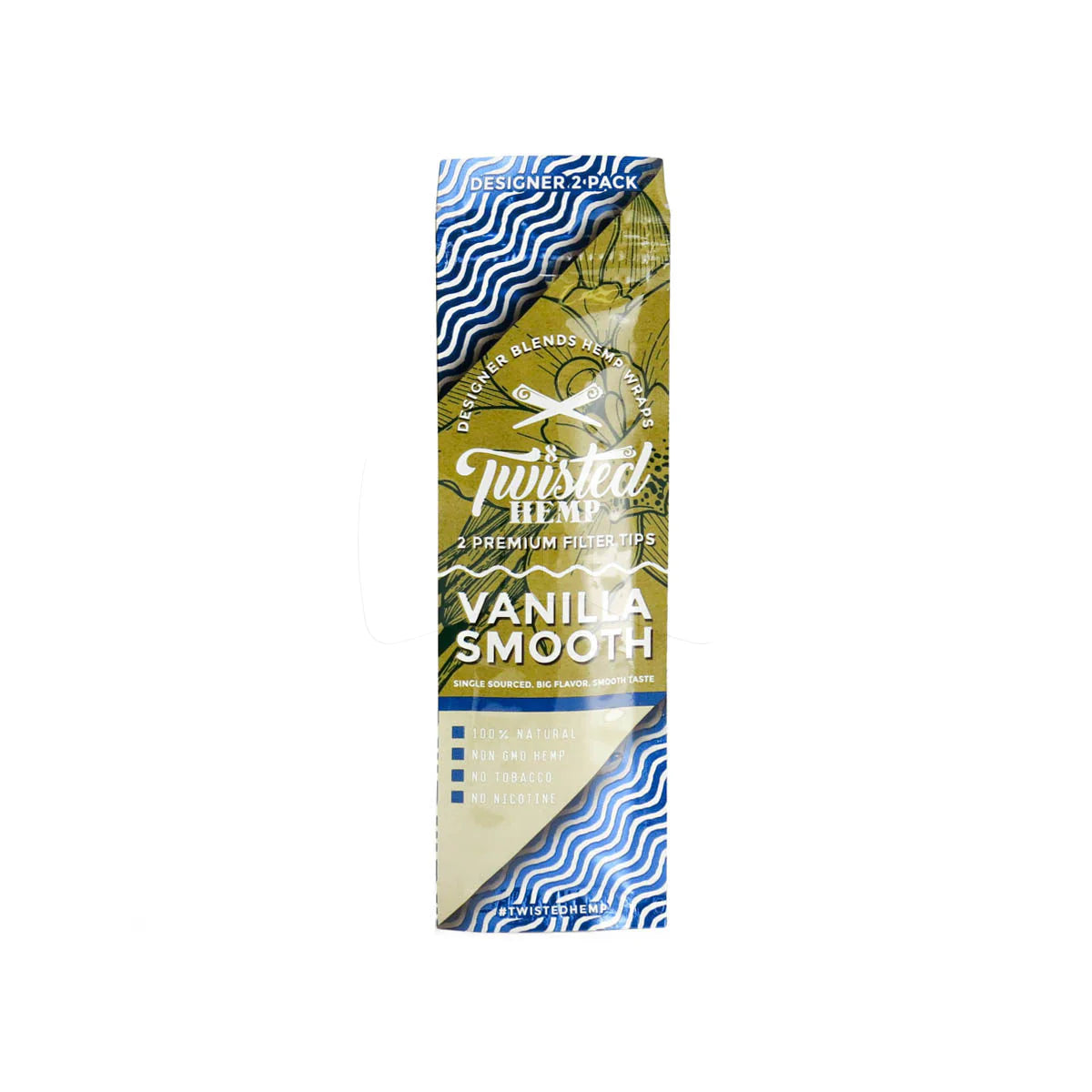 Twisted Hemp Wraps: Vanilla Smooth (2 ct.)