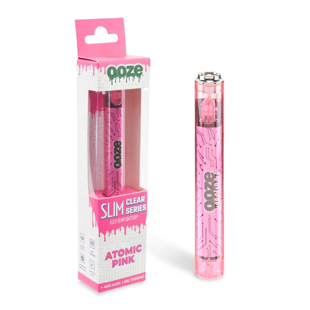 Ooze: Slim Clear Series- Atomic Pink