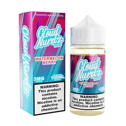 Clourd Nurdz Iced Watermelon Berry (3mg/100ml)